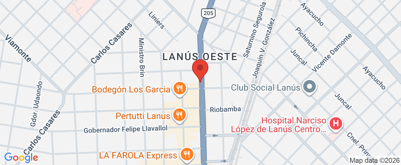 Mapa de la ubicación