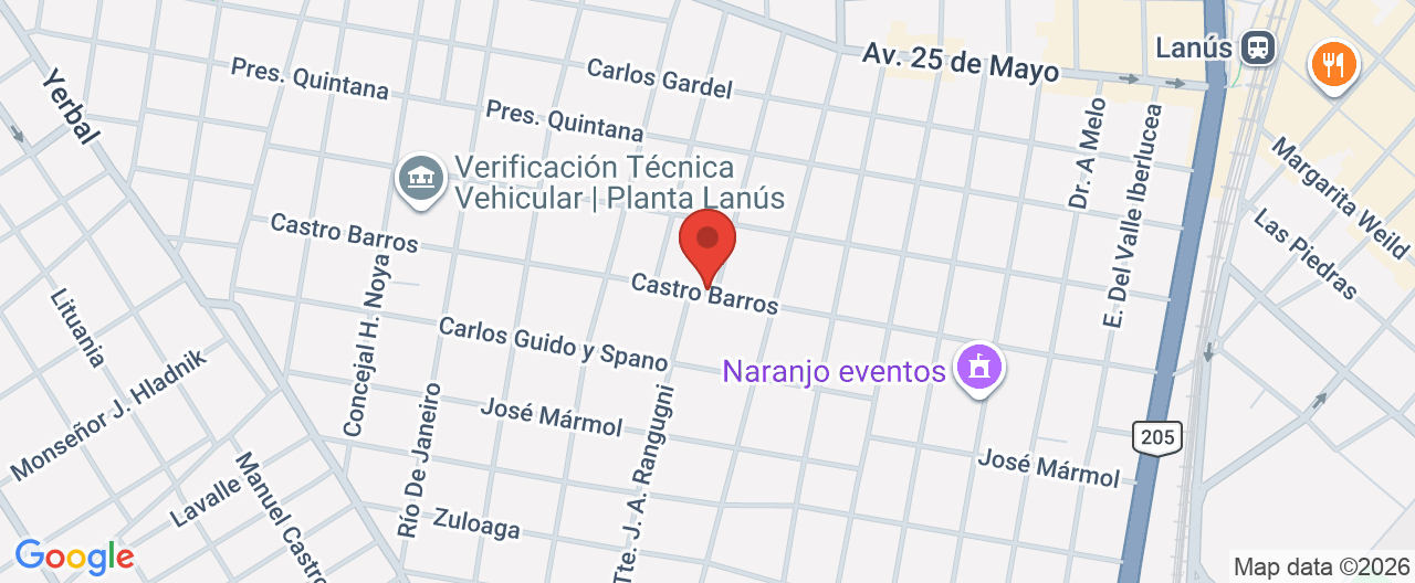 Mapa de la ubicación