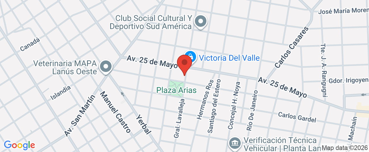 Mapa de la ubicación