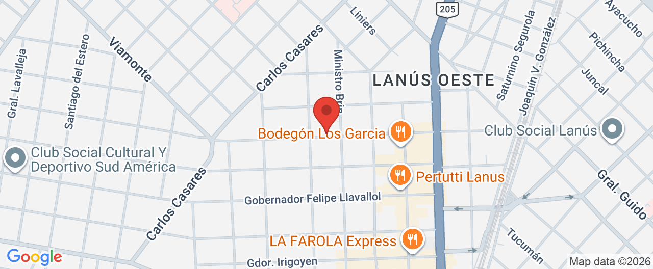 Mapa de la ubicación