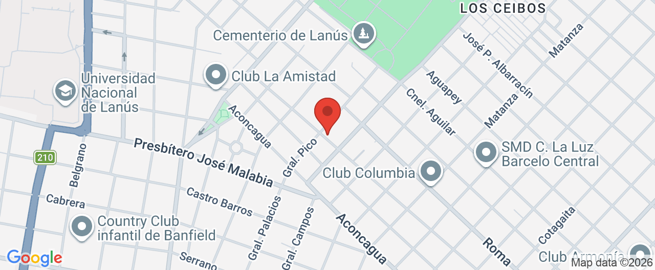 Mapa de la ubicación