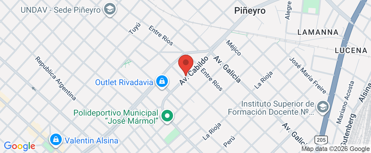 Mapa de la ubicación