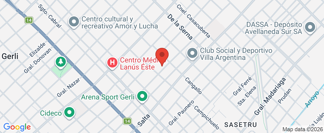 Mapa de la ubicación