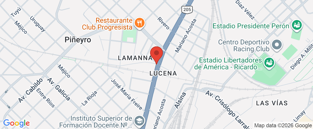 Mapa de la ubicación