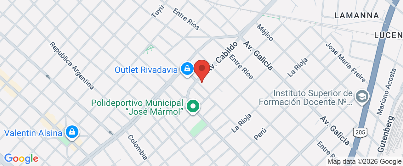 Mapa de la ubicación