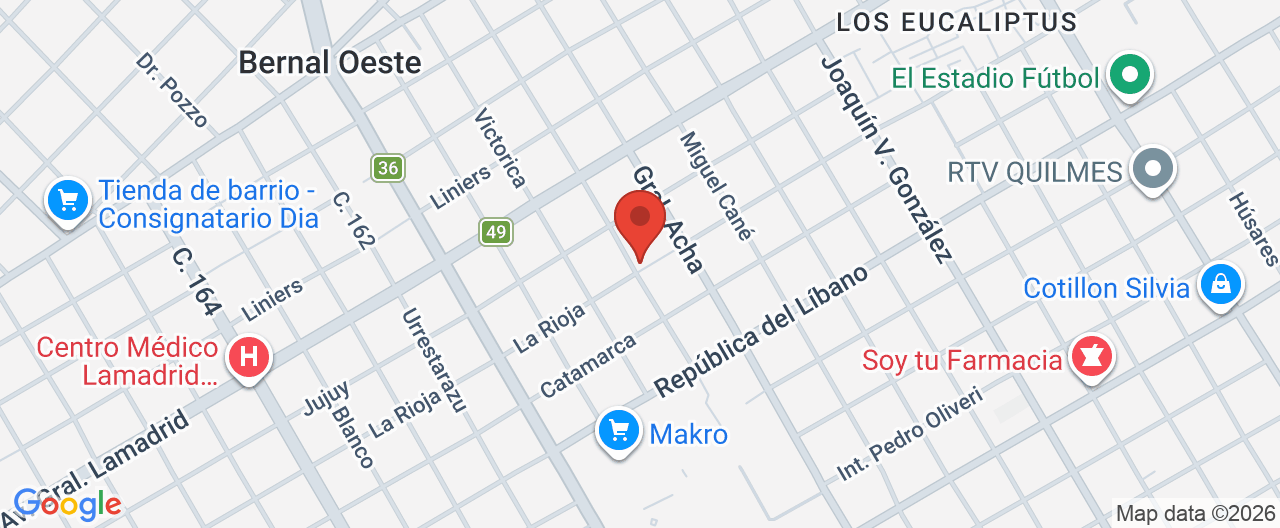 Mapa de la ubicación
