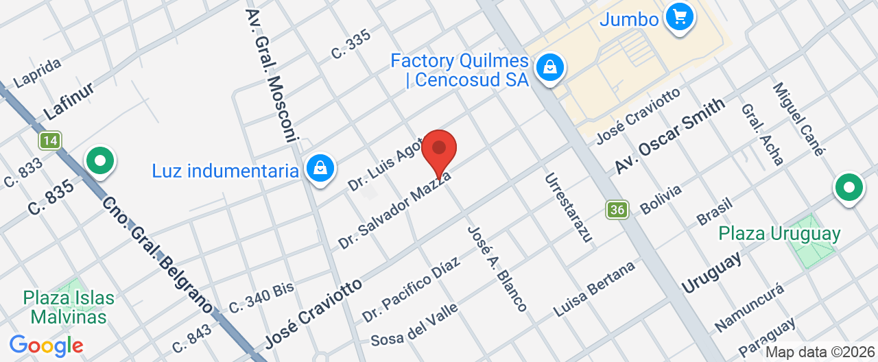 Mapa de la ubicación