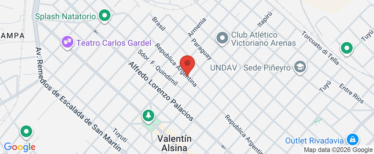Mapa de la ubicación
