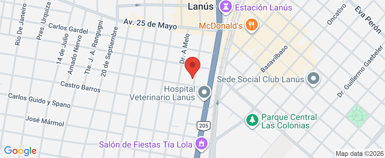 Mapa de la ubicación