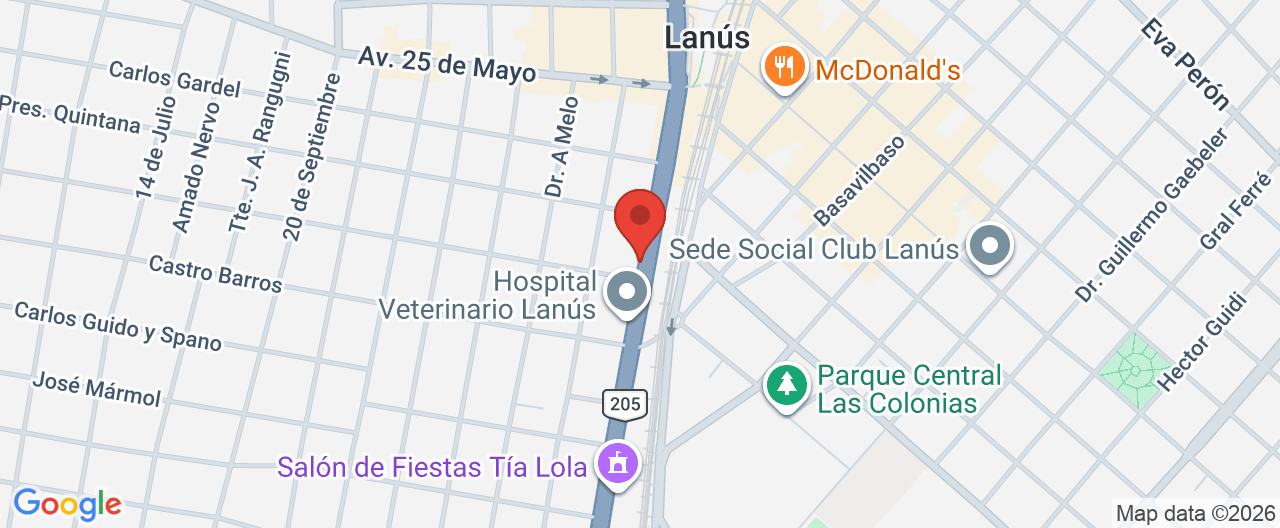 Mapa de la ubicación