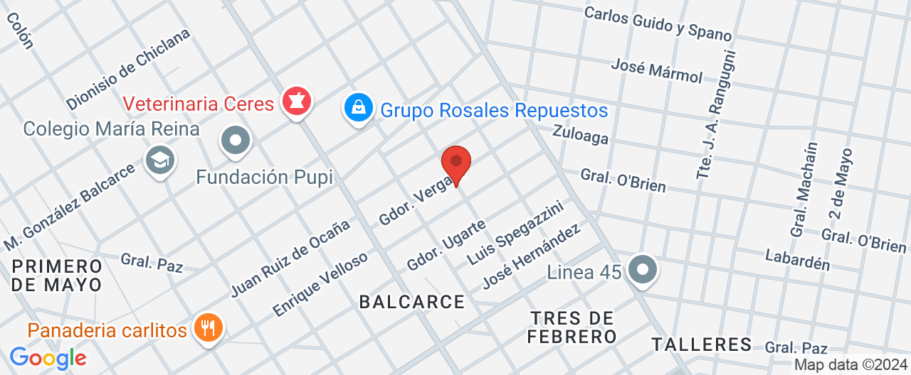 Mapa de la ubicación