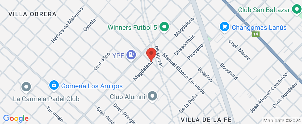 Mapa de la ubicación