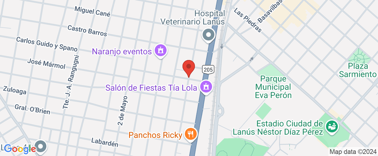 Mapa de la ubicación