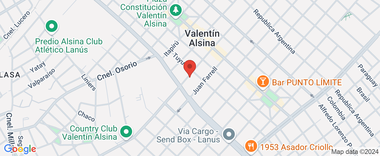 Mapa de la ubicación