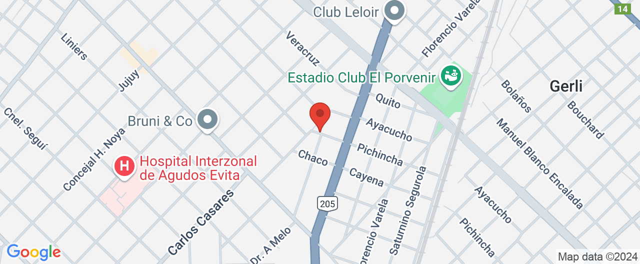 Mapa de la ubicación