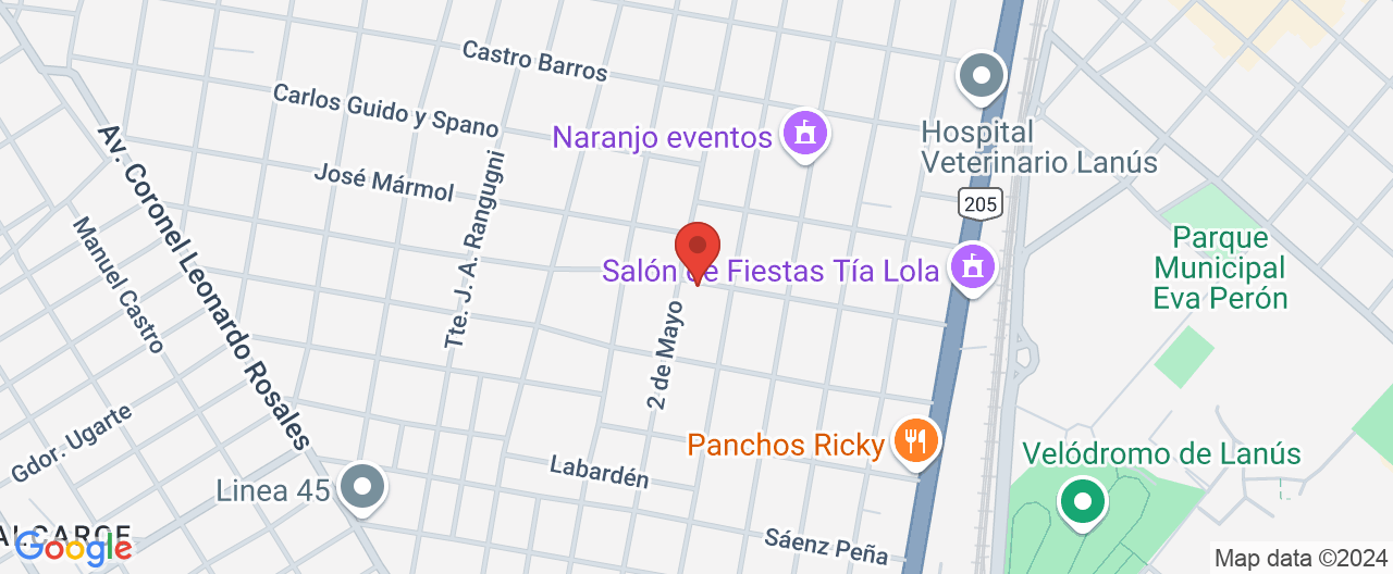 Mapa de la ubicación