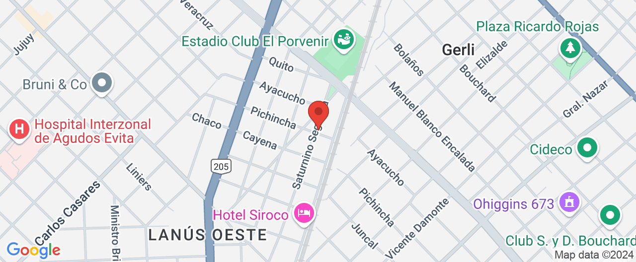 Mapa de la ubicación