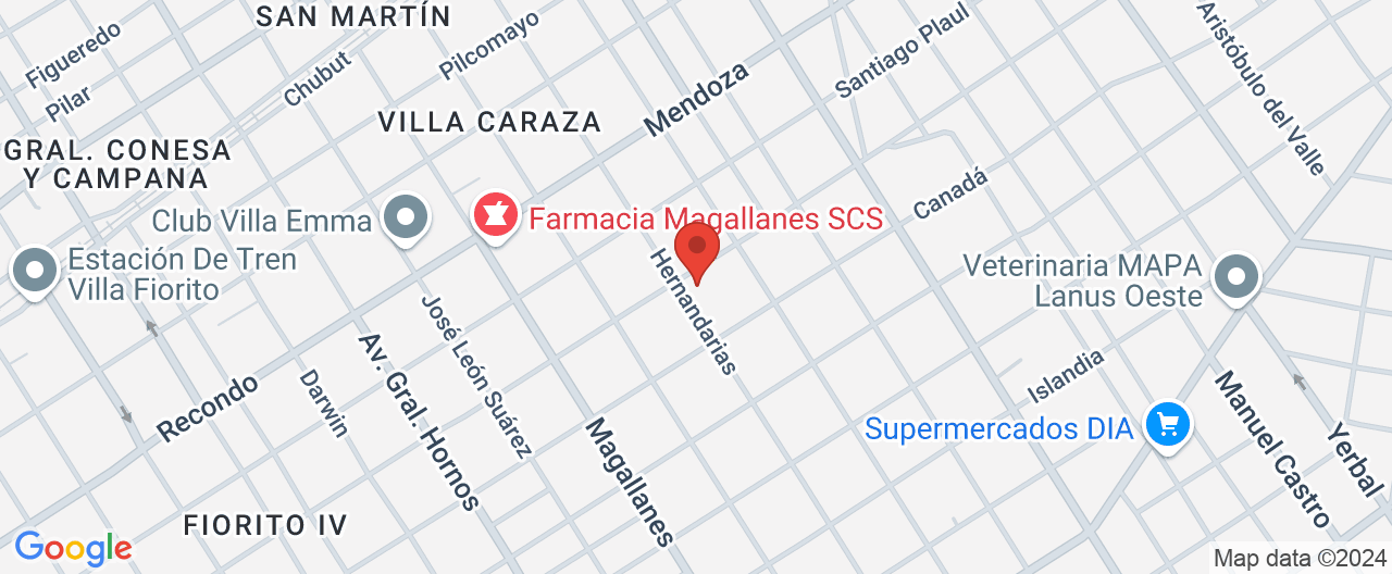 Mapa de la ubicación