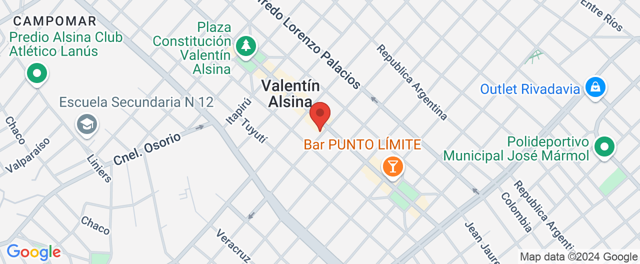 Mapa de la ubicación