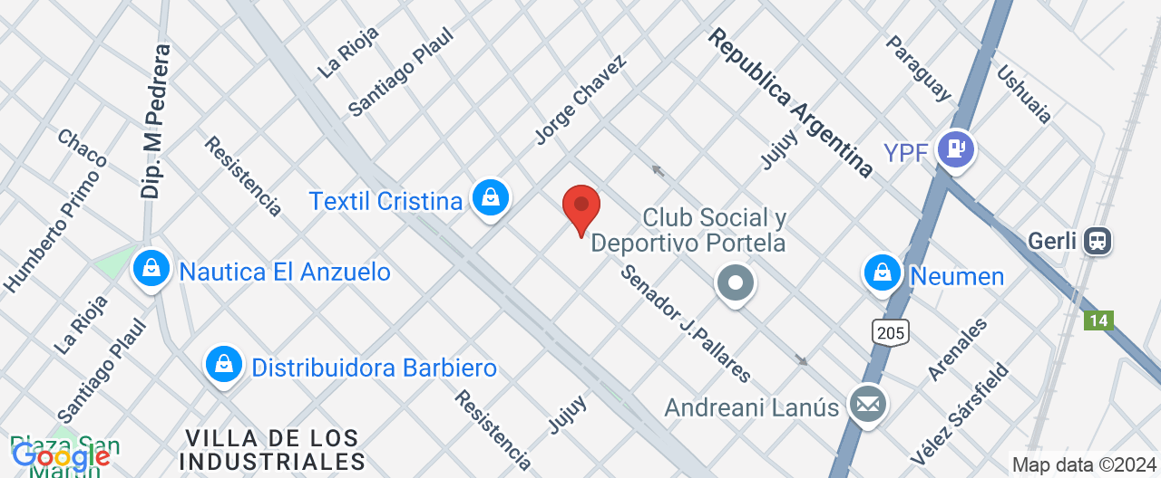 Mapa de la ubicación