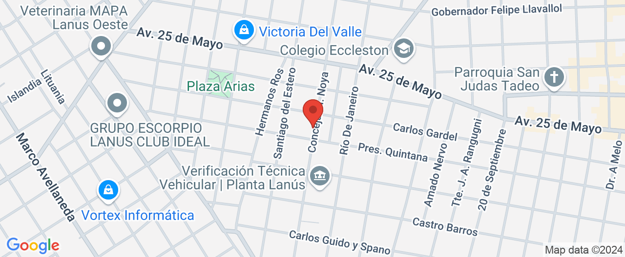 Mapa de la ubicación