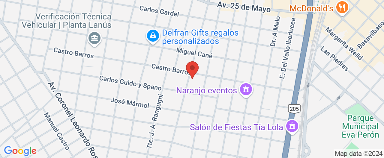 Mapa de la ubicación
