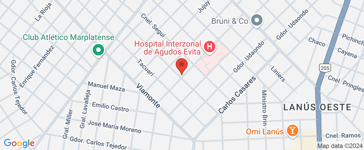 Mapa de la ubicación