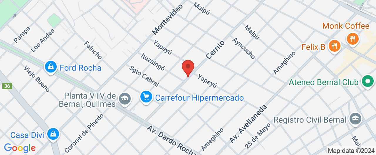 Mapa de la ubicación