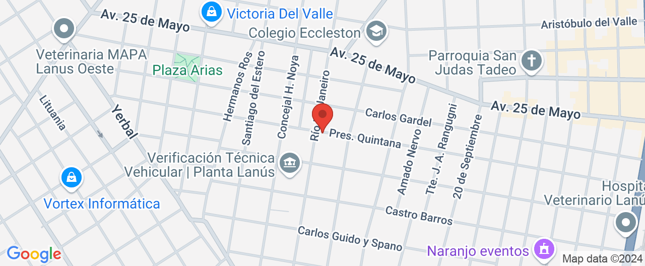 Mapa de la ubicación