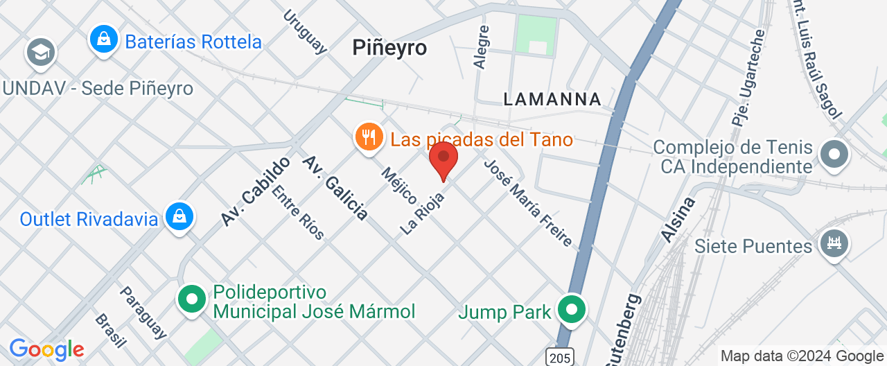 Mapa de la ubicación