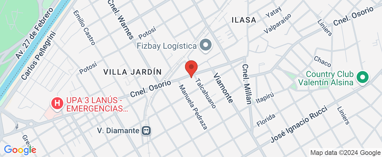Mapa de la ubicación