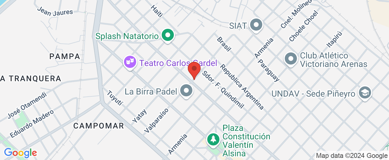 Mapa de la ubicación
