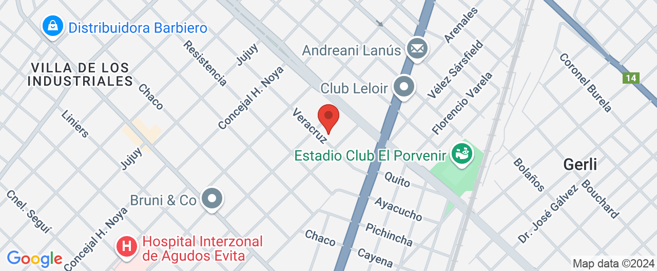 Mapa de la ubicación