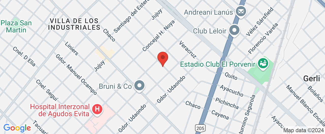 Mapa de la ubicación