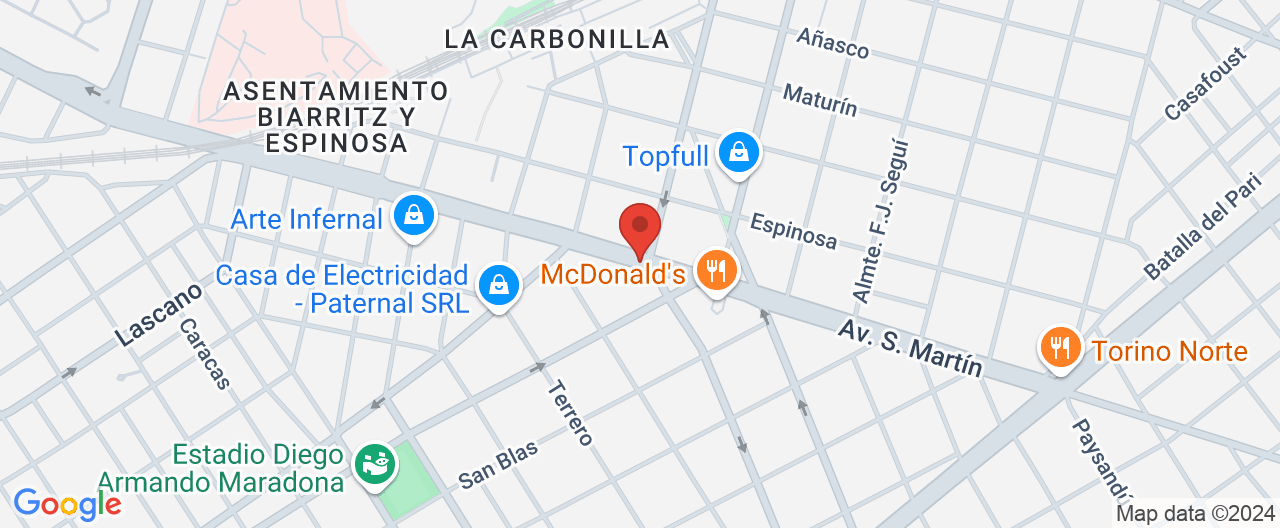 Mapa de la ubicación
