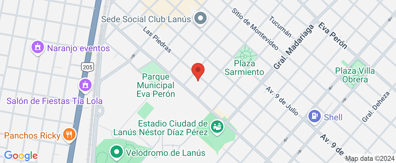 Mapa de la ubicación
