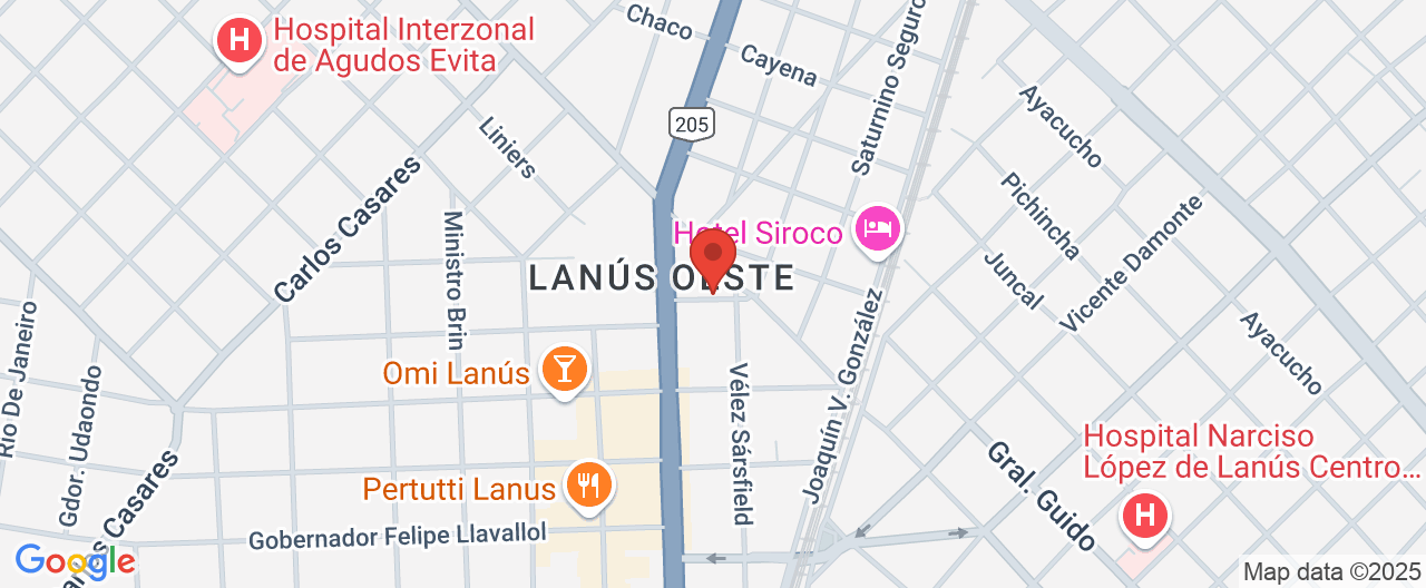 Mapa de la ubicación