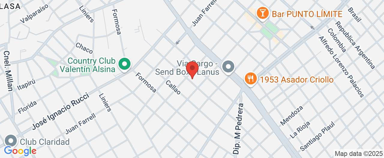 Mapa de la ubicación