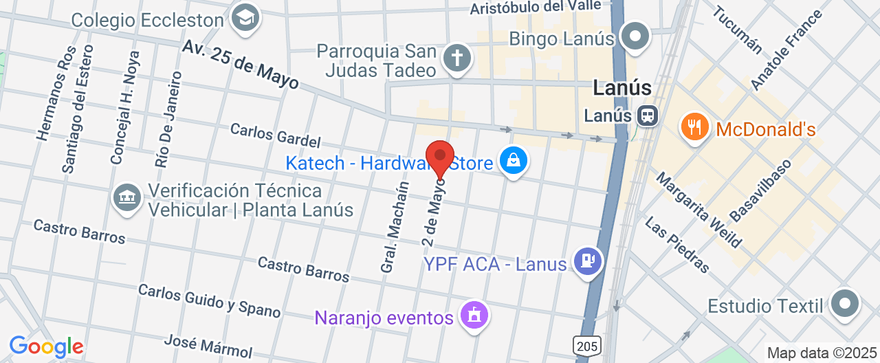 Mapa de la ubicación