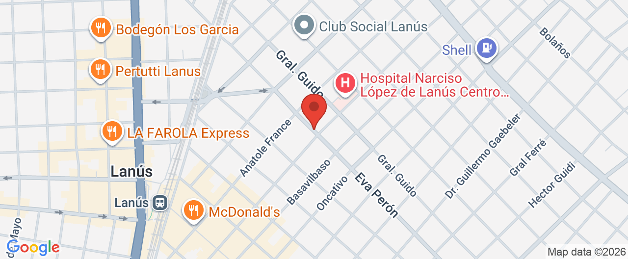 Mapa de la ubicación