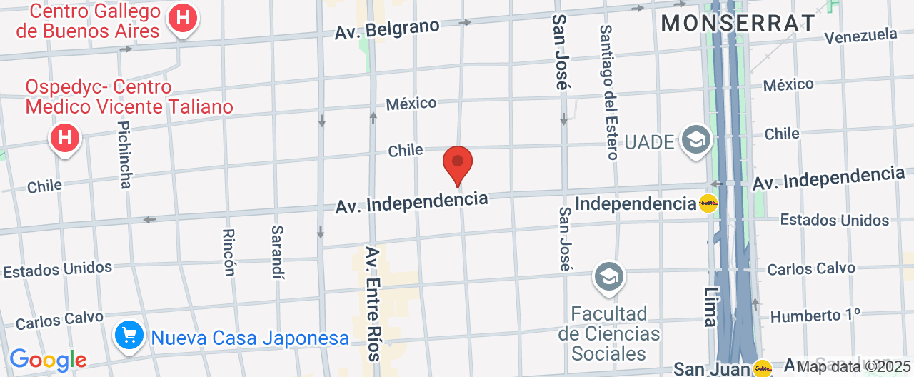 Mapa de la ubicación