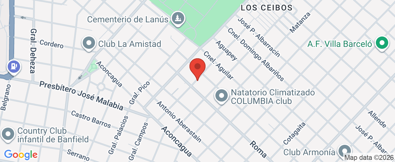 Mapa de la ubicación