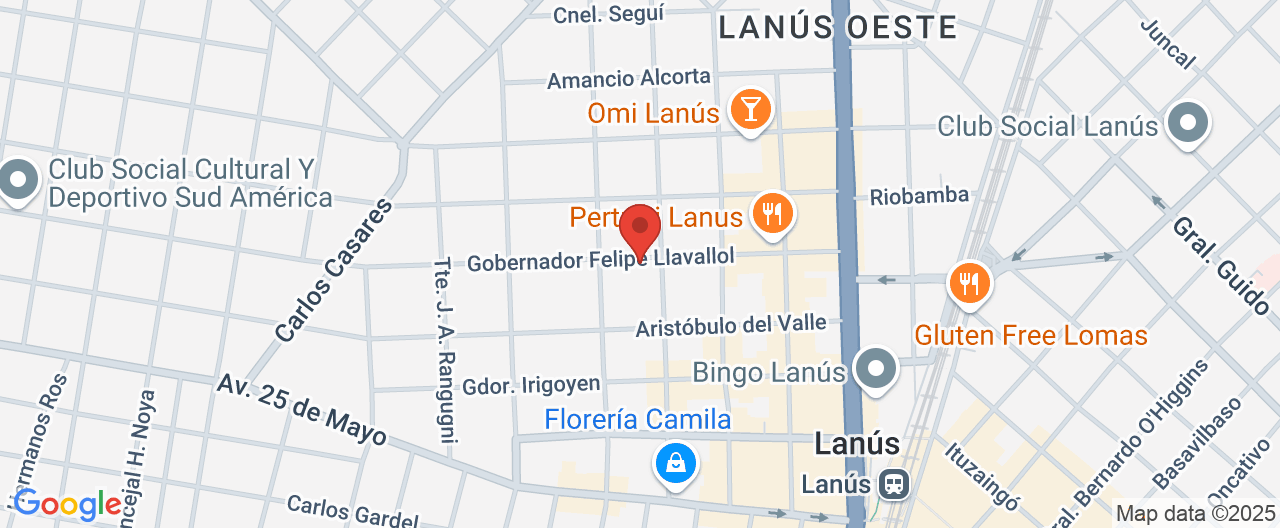 Mapa de la ubicación
