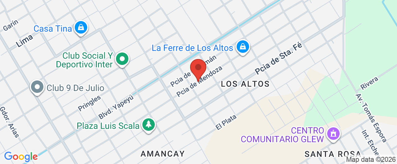 Mapa de la ubicación