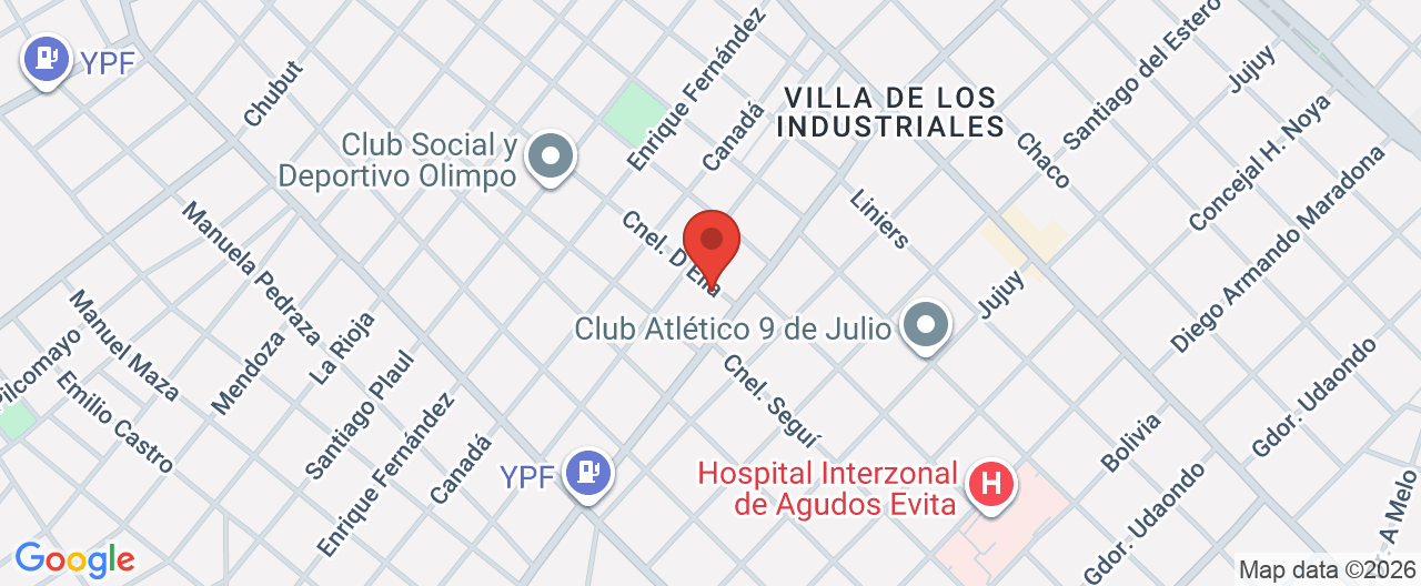 Mapa de la ubicación