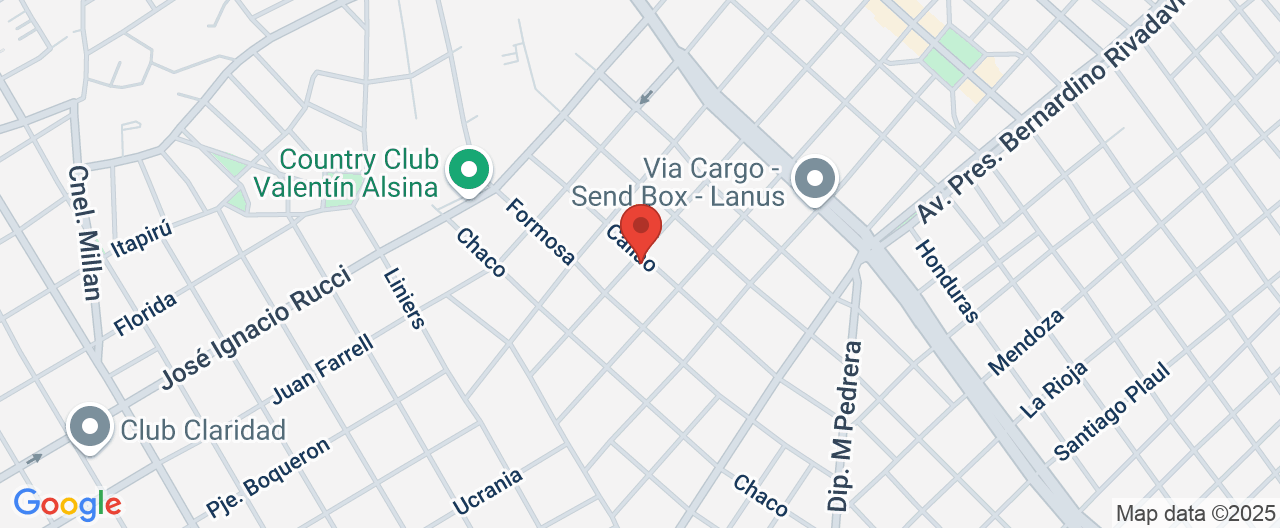 Mapa de la ubicación