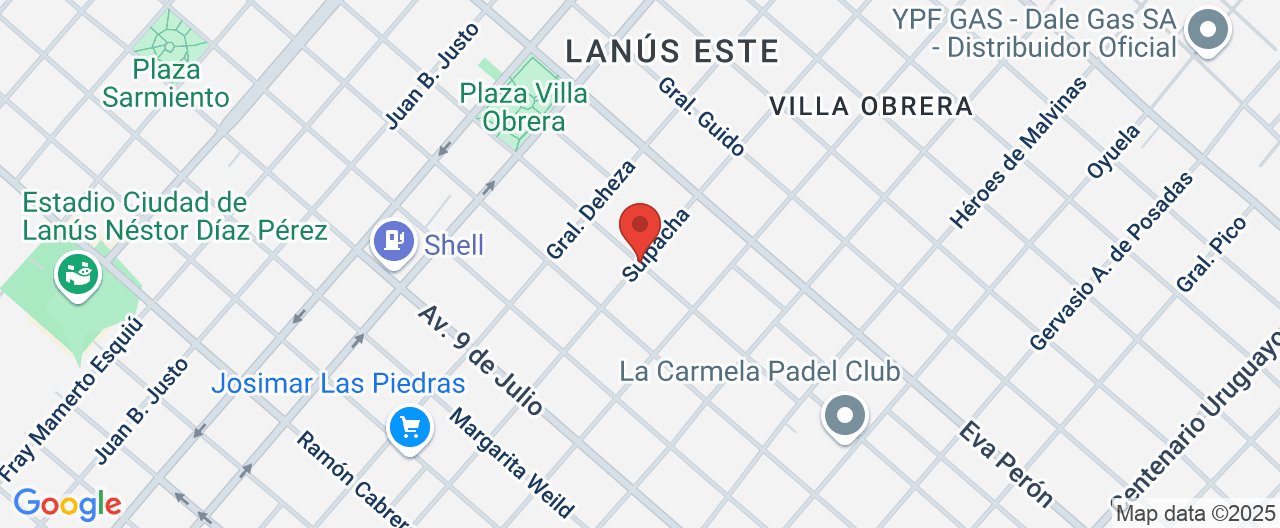 Mapa de la ubicación