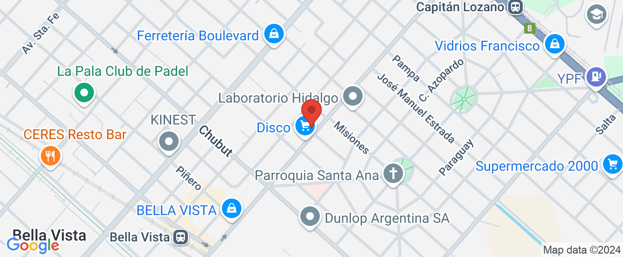 Mapa de la ubicación