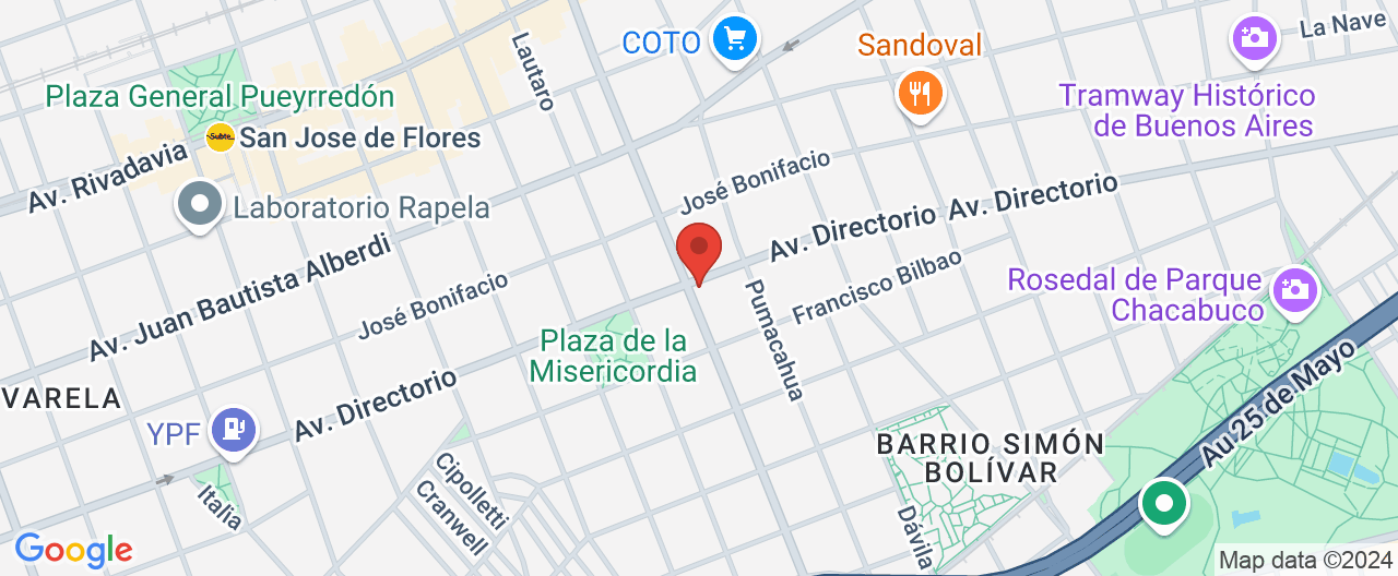 Mapa de la ubicación