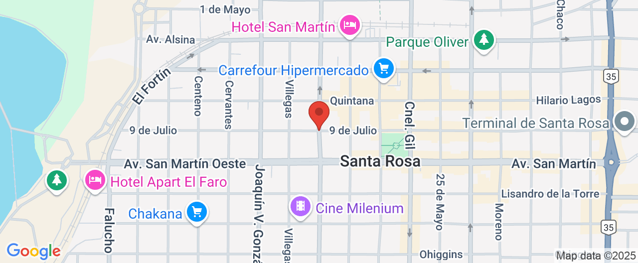 Mapa de la ubicación